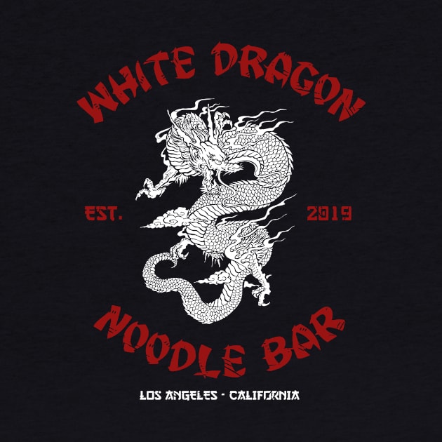 White dragon noodle bar by Melonseta